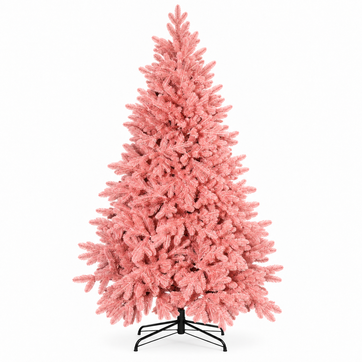 Abete Alpino Elite PE Pink Blush rosa polvere – albero di Natale artificiale realistico Merry Worlds