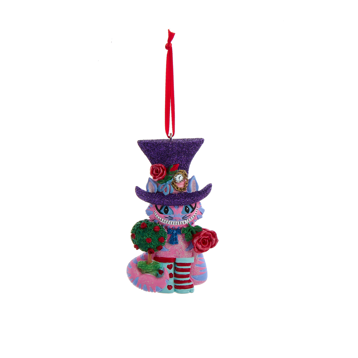 Addobbo Personaggi Alice nel Paese delle Meraviglie, 10 cm, Stregatto – ornamenti natalizi Merry Worlds, foto 2