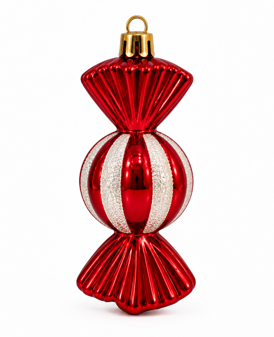Caramelle per l'Albero di Natale, 11 cm (3 pezzi), colore Bianco e Rosso – addobbi natalizi eleganti Merry Worlds, foto 9