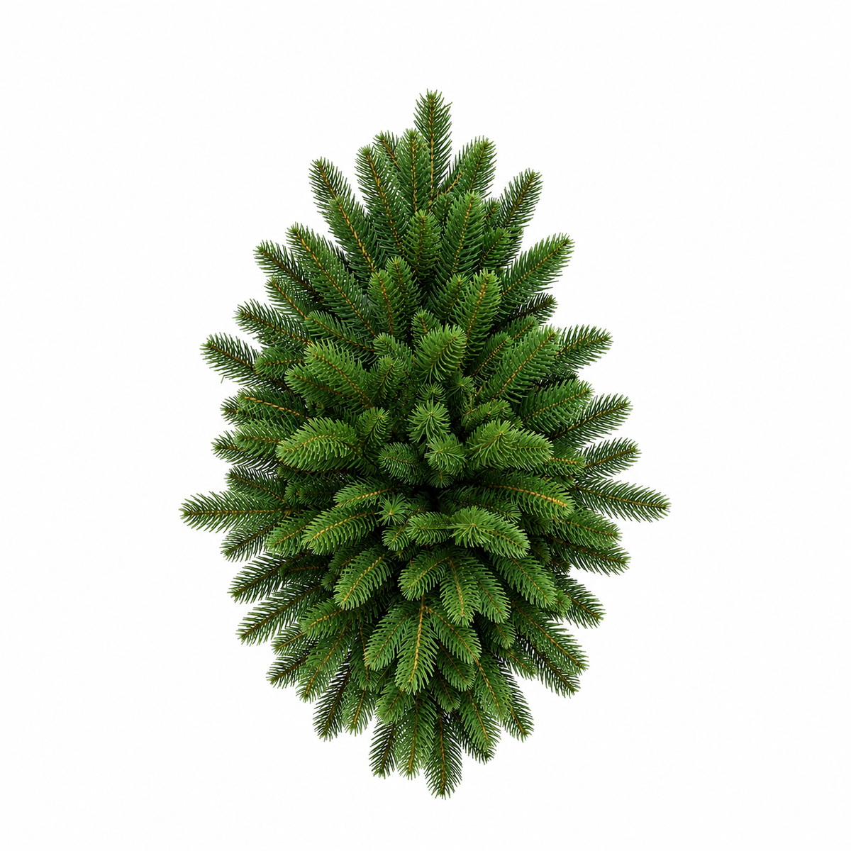 Centrotavola di Natale artificiale effetto naturale con rametti di pino a goccia, 70 cm – centrotavola natalizio Merry Worlds