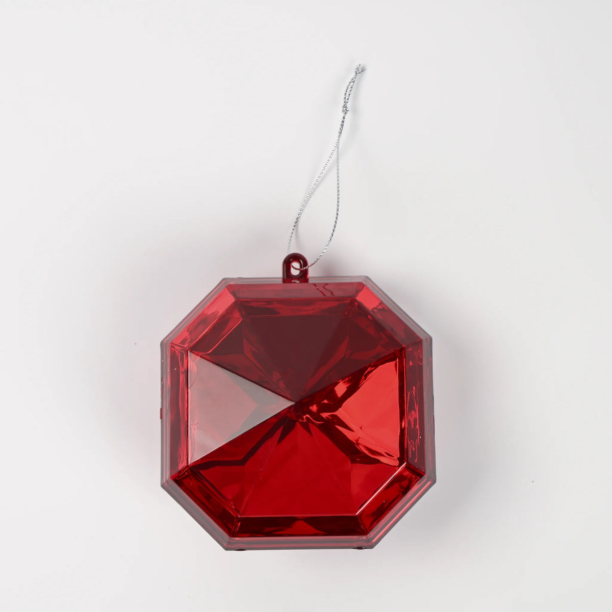 Decoro diamante Asscher da appendere, 11 cm – decorazioni per albero di Natale Merry Worlds