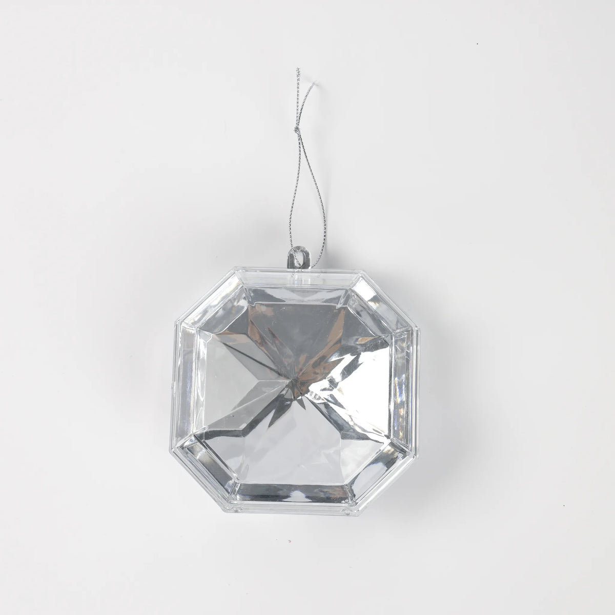 Decoro diamante Asscher da appendere, 11 cm – ornamenti natalizi Merry Worlds, foto 2