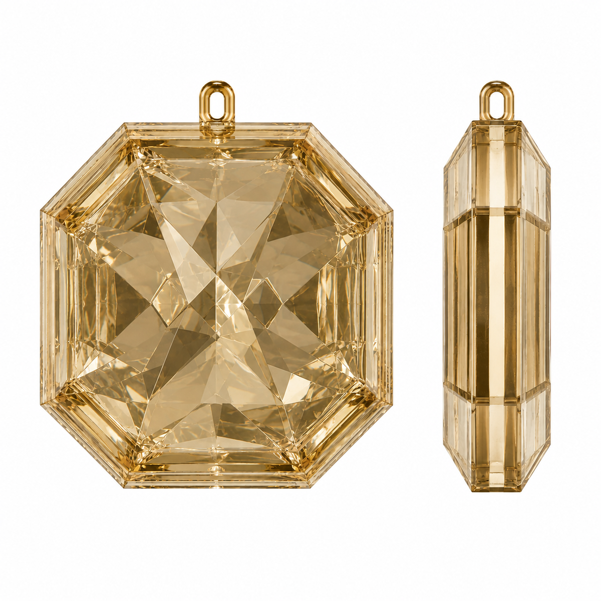 Decoro diamante Asscher da appendere, 11 cm – decorazioni natalizie di design Merry Worlds, foto 7