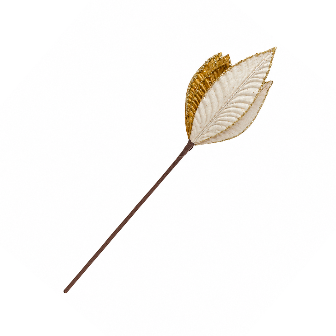 Fiore decorativo natalizio metallizzato, 28 cm – accessori per albero di Natale Merry Worlds, foto 7