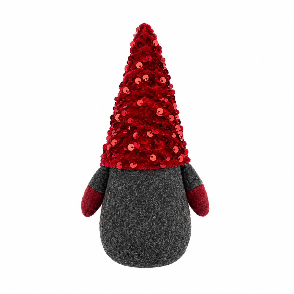 Folletto di Natale con cappello di paillette da appendere, 11 cm – decorazioni natalizie di design Merry Worlds, foto 4