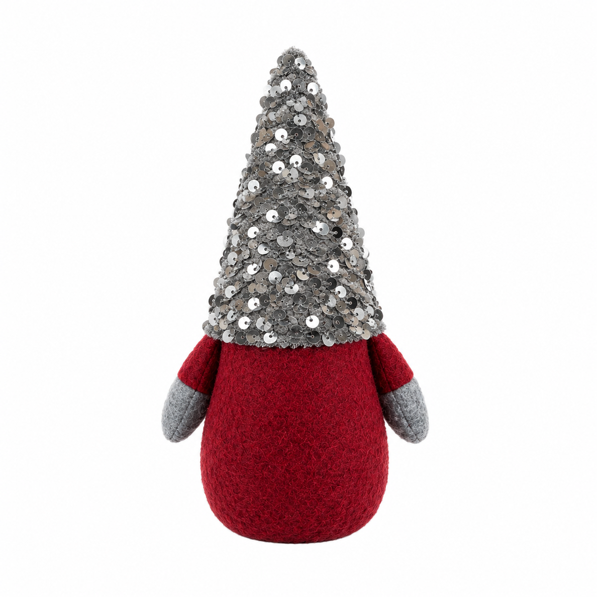 Folletto di Natale con cappello di paillette da appendere, 11 cm – decorazioni per albero di Natale Merry Worlds, foto 5