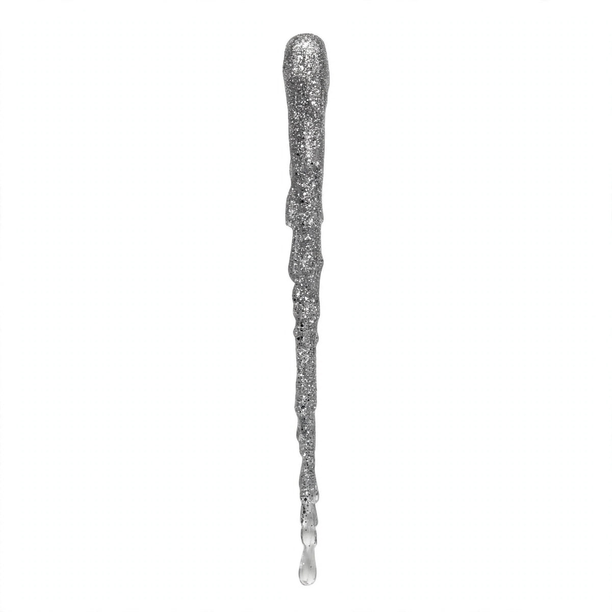 Ghiacciolo realistico in resina, Decorazione albero di Natale 18cm, colore Trasparente – ornamenti natalizi Merry Worlds