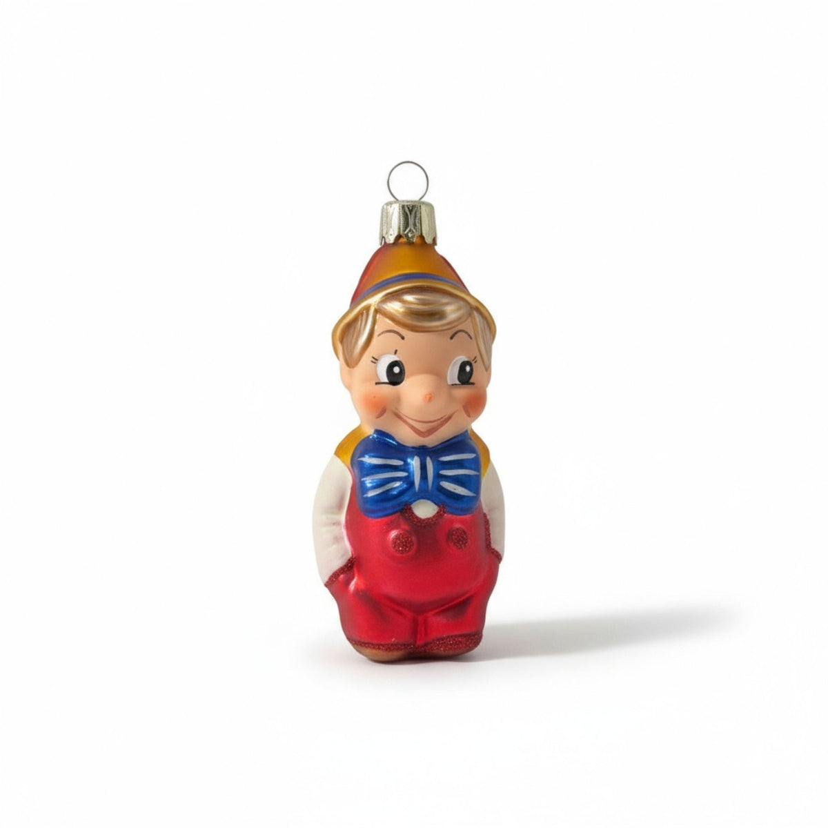 Pinocchio in vetro soffiato, decorazione natalizia 10 cm – decorazioni per albero di Natale Merry Worlds