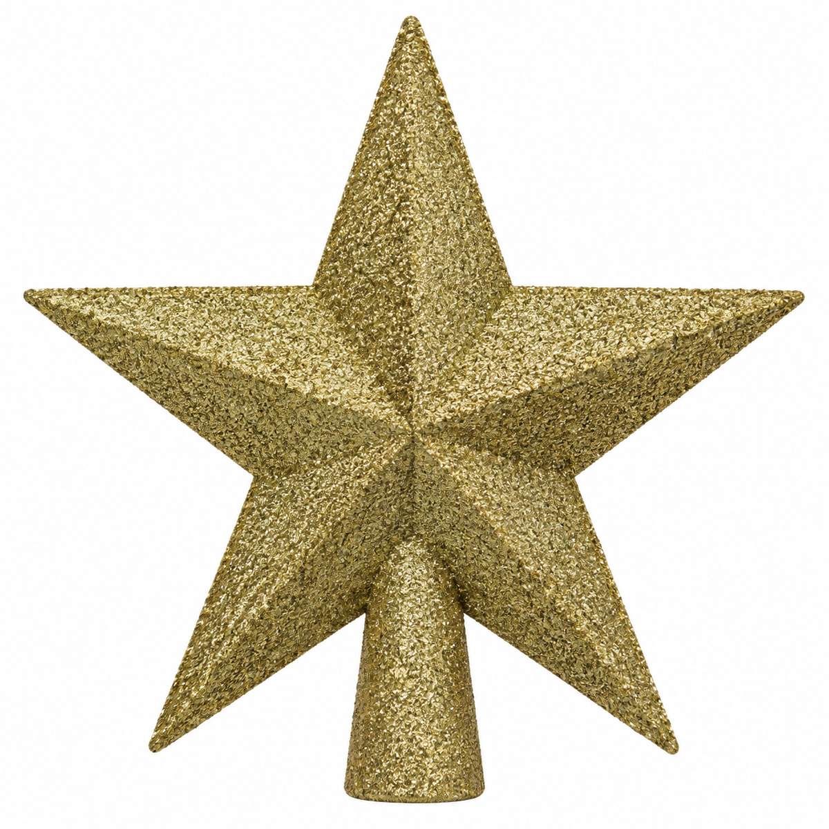 Puntale per Albero di Natale a Forma di Stella, 19 cm, colore Oro – decorazioni per albero di Natale Merry Worlds, foto 2
