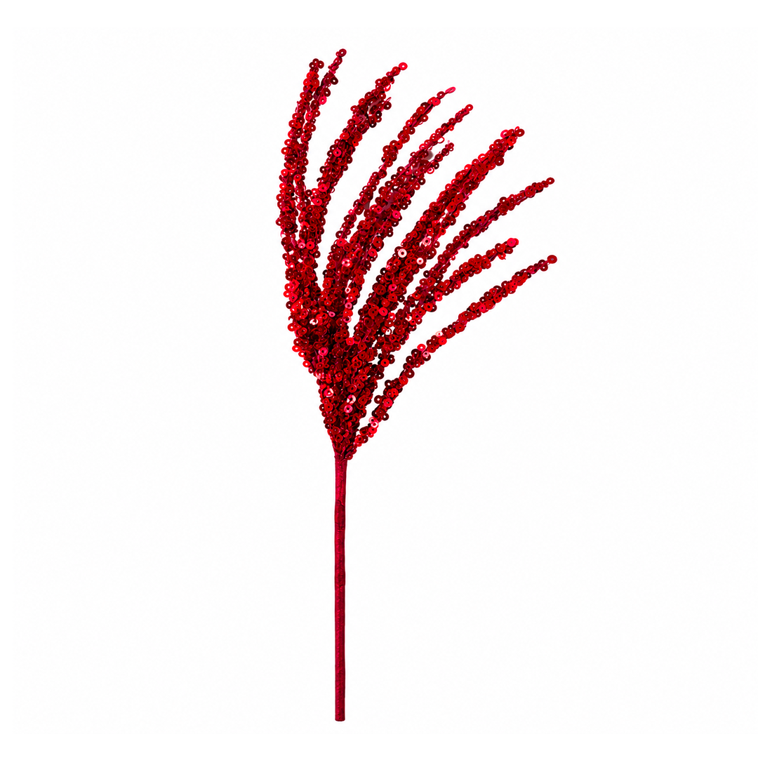 Ramo filante natalizio con glitter, 60 cm – rami natalizi Merry Worlds