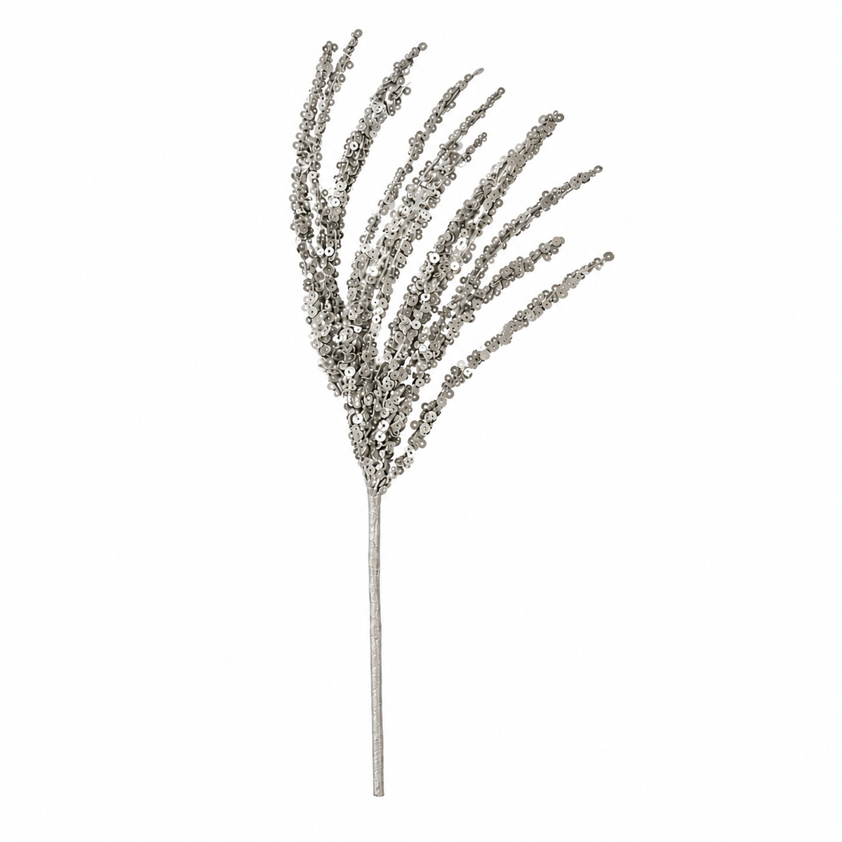 Ramo filante natalizio con glitter, 60 cm – addobbi natalizi eleganti Merry Worlds, foto 3