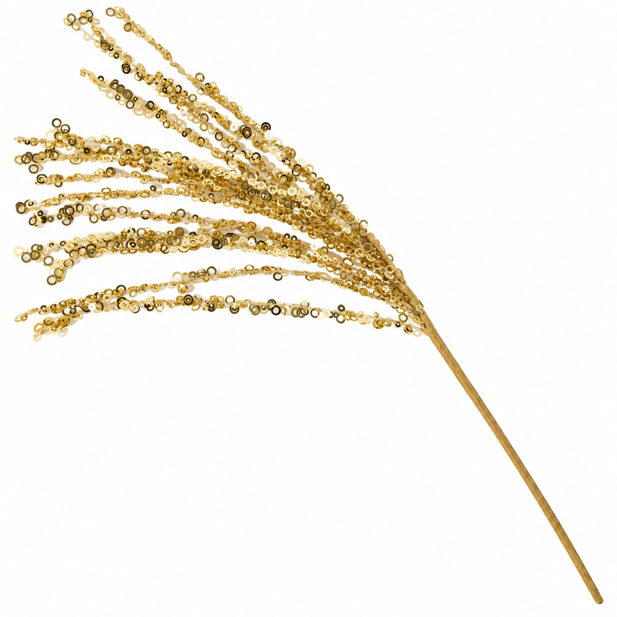 Ramo filante natalizio con glitter, 60 cm – addobbi natalizi eleganti Merry Worlds, foto 6