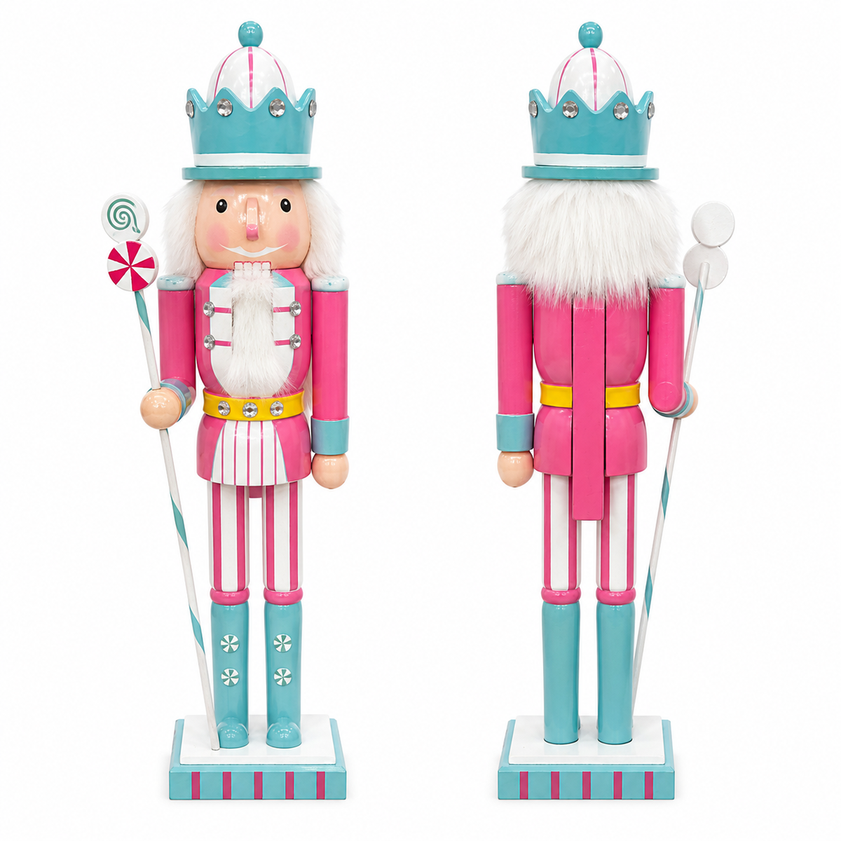 Schiaccianoci in legno natalizio, 38 cm, singolo pezzo del set – decorazioni natalizie di design Merry Worlds, foto 8