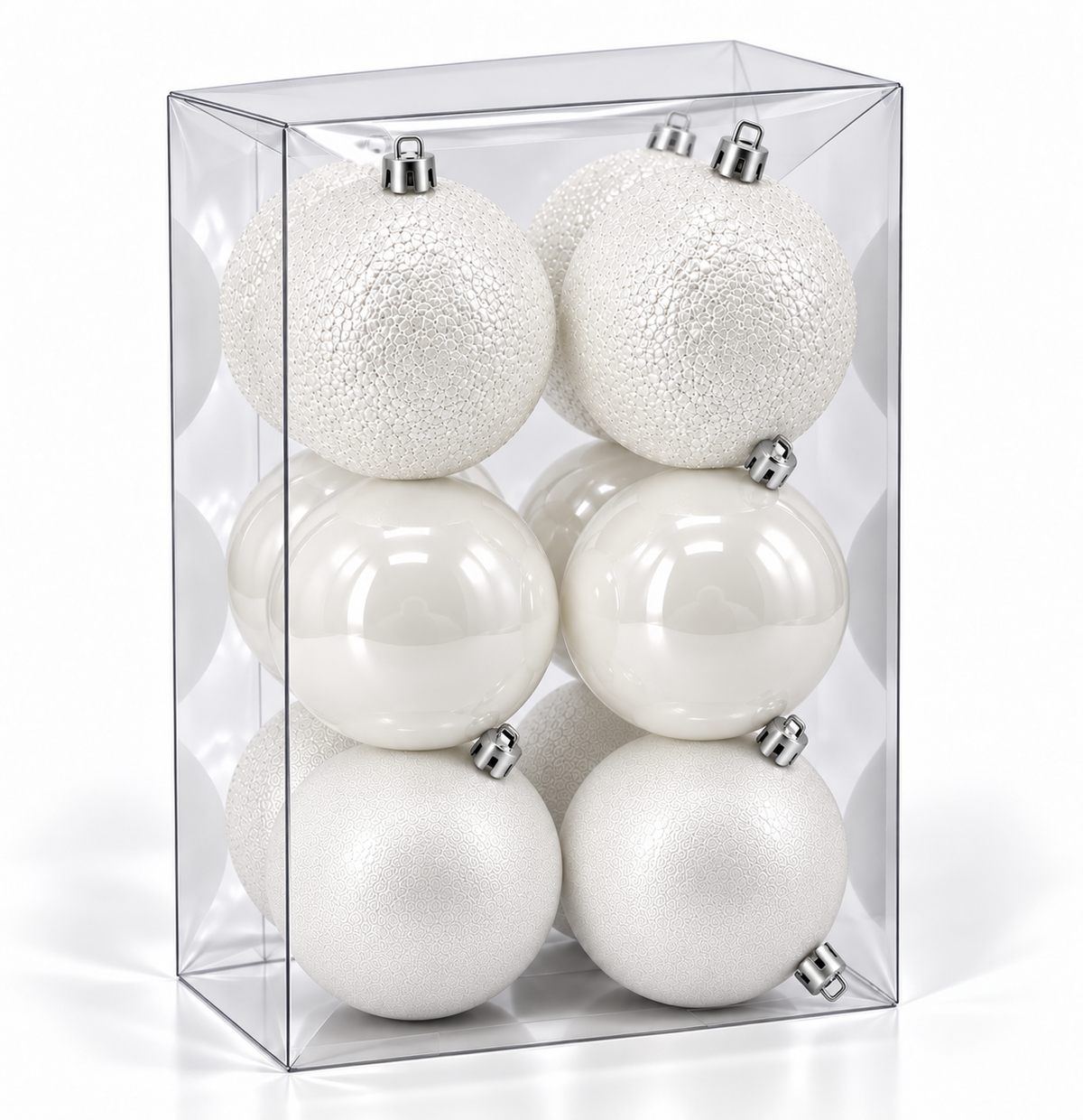Set 12 palline di Natale infrangibili, 6 cm – decorazioni per albero di Natale Merry Worlds, foto 11