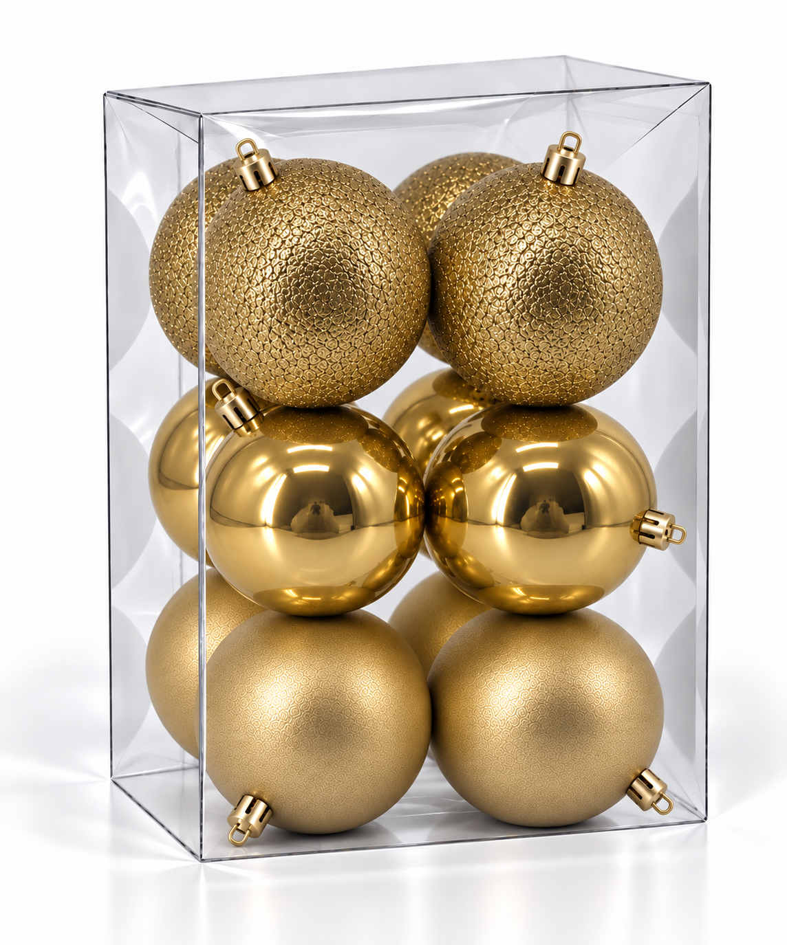 Set 12 palline di Natale infrangibili, 6 cm – palline di Natale eleganti Merry Worlds, foto 3