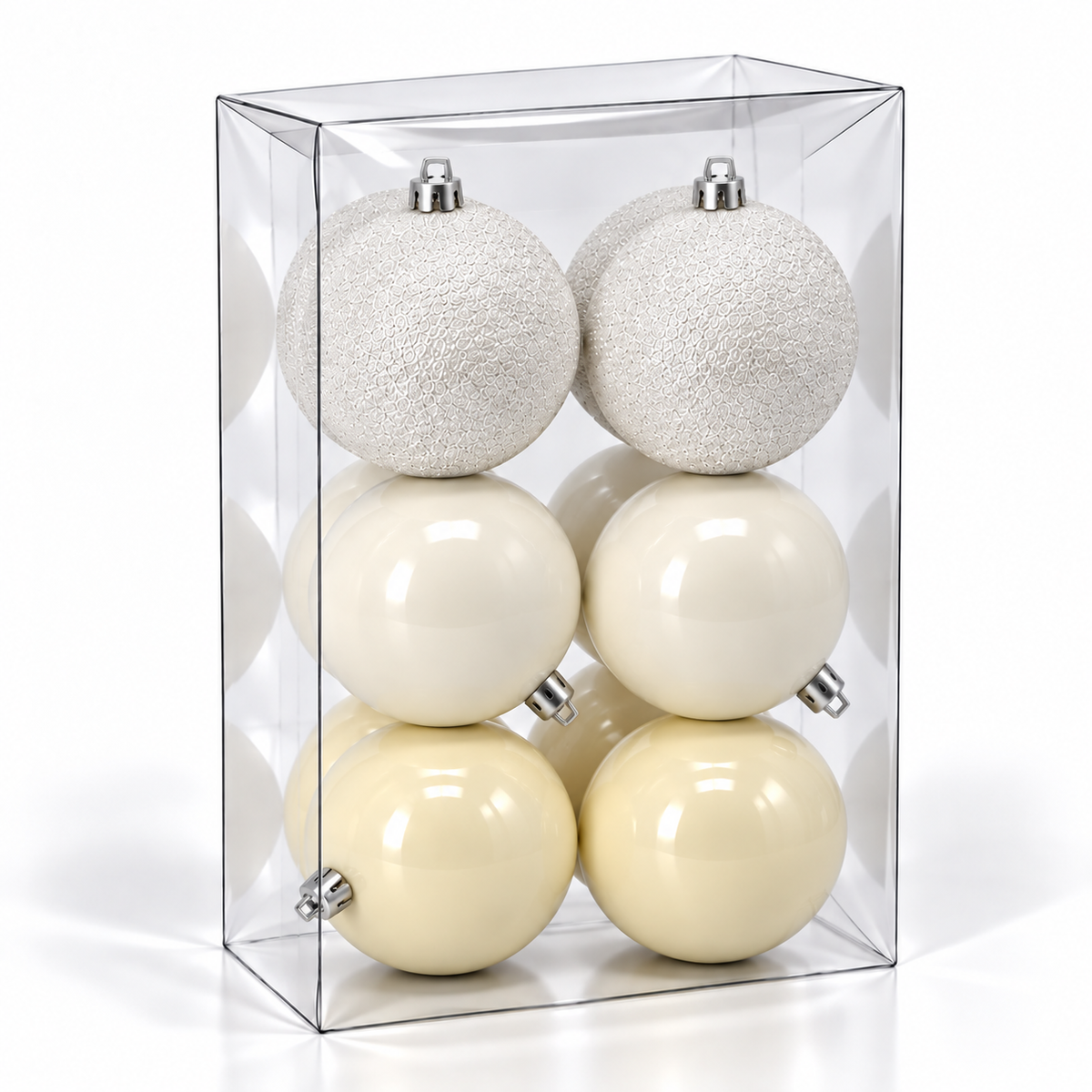 Set 12 palline di Natale infrangibili, 6 cm – palline di Natale eleganti Merry Worlds, foto 6