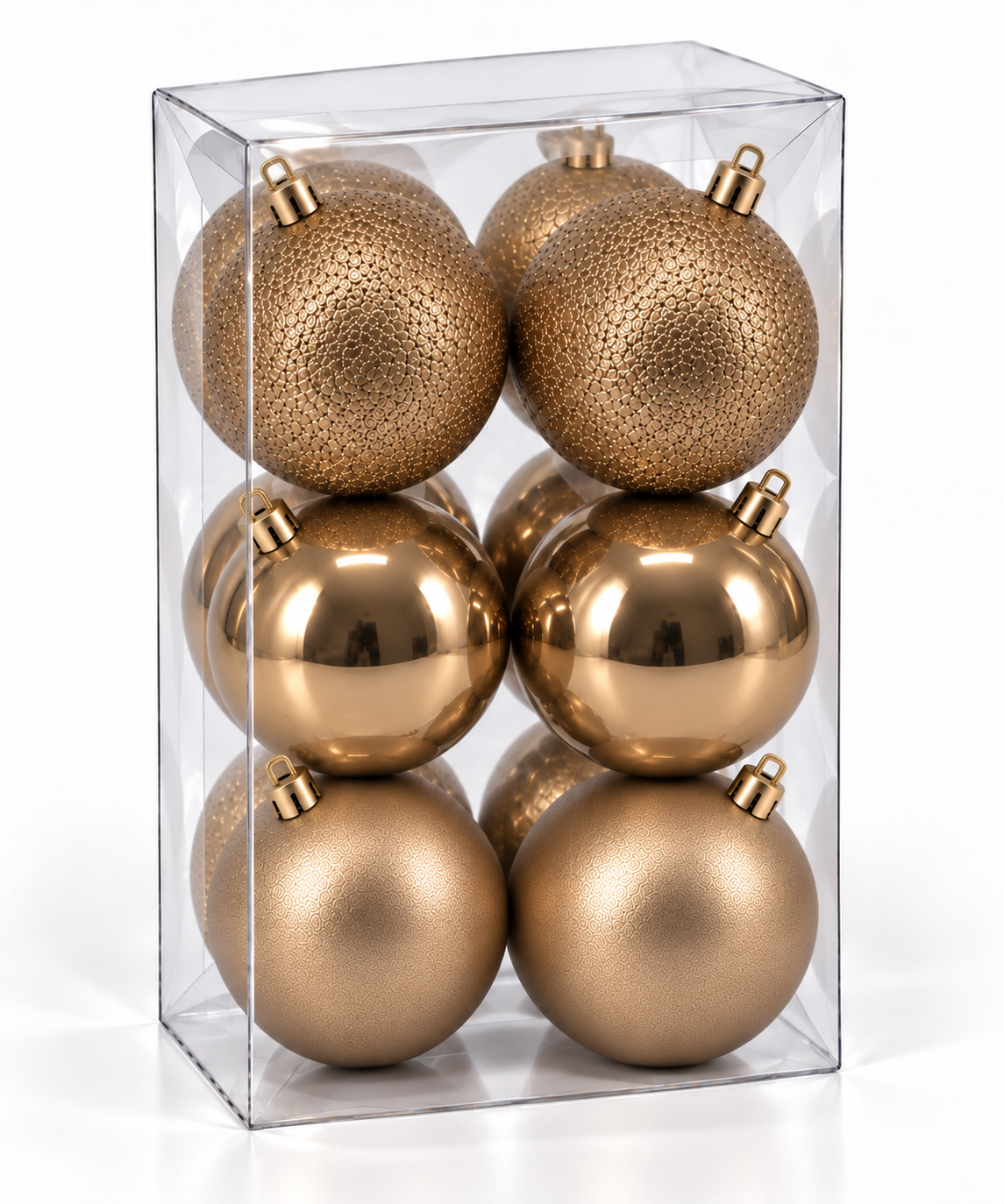 Set 12 palline di Natale infrangibili, 6 cm – decorazioni per albero di Natale Merry Worlds, foto 8