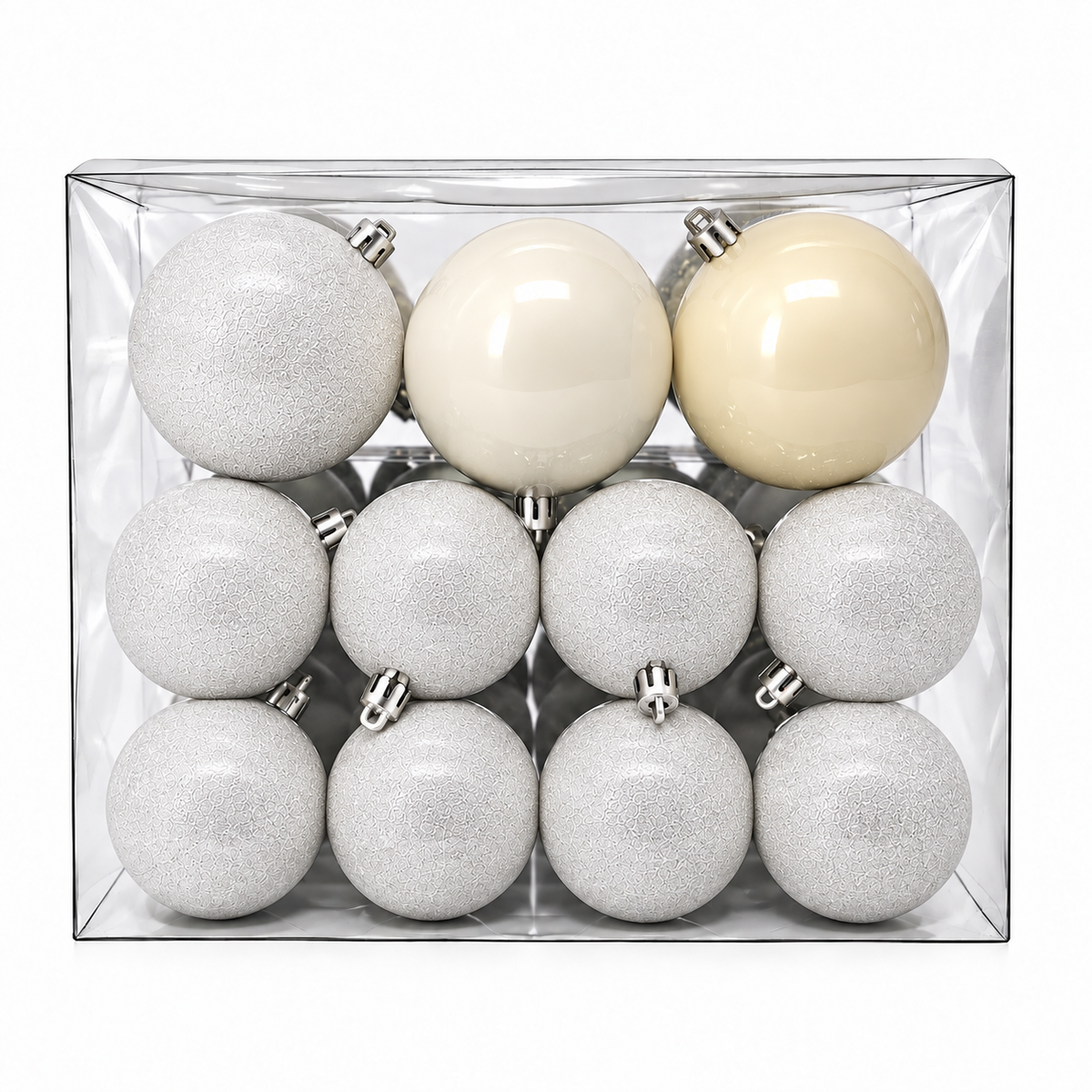 Set 30 palline di Natale infrangibili, mix 8 cm e 4 cm – decorazioni per albero di Natale Merry Worlds, foto 17