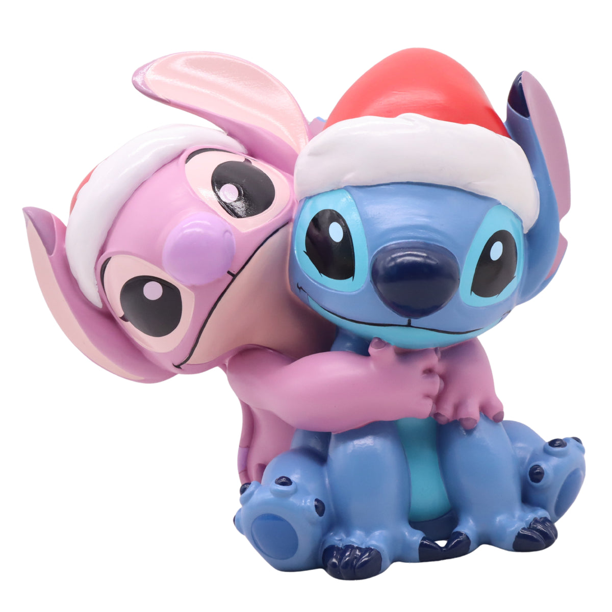 Statua 3D Stitch e Angel – decorazioni natalizie di design Merry Worlds