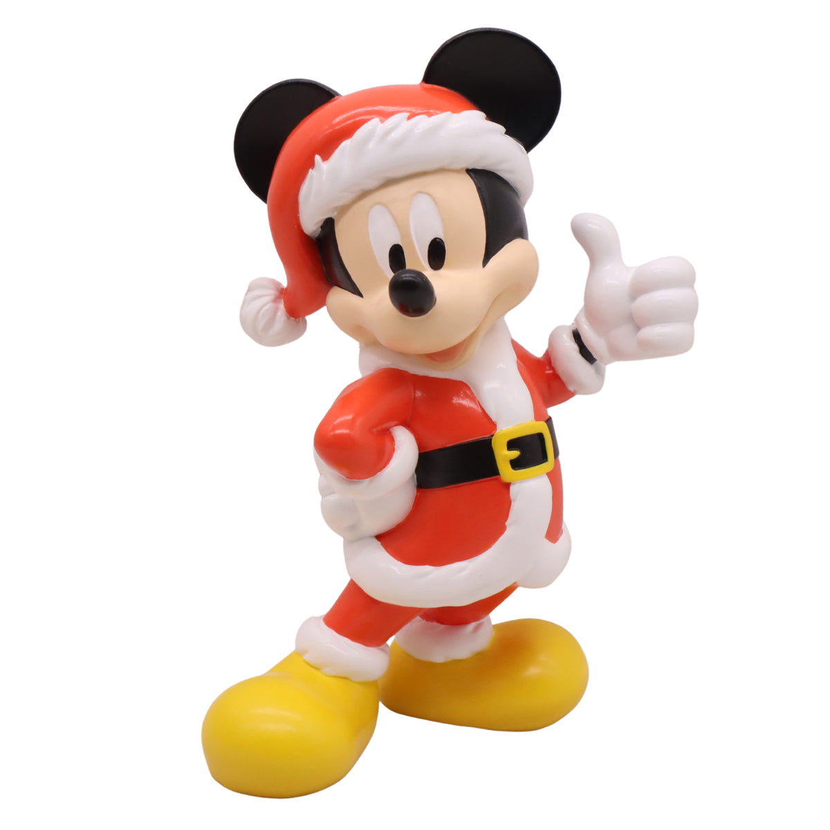 Statua 3D Topolino in costume da Babbo Natale, media – decorazioni natalizie di design Merry Worlds