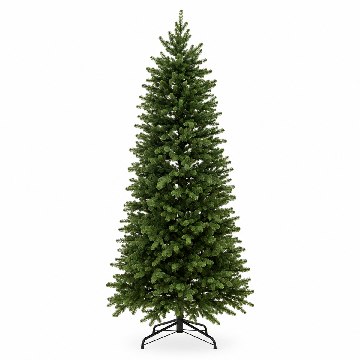 Abete Slim Elite PE, Albero di Natale Stretto e Slanciato – albero di Natale artificiale realistico Merry Worlds