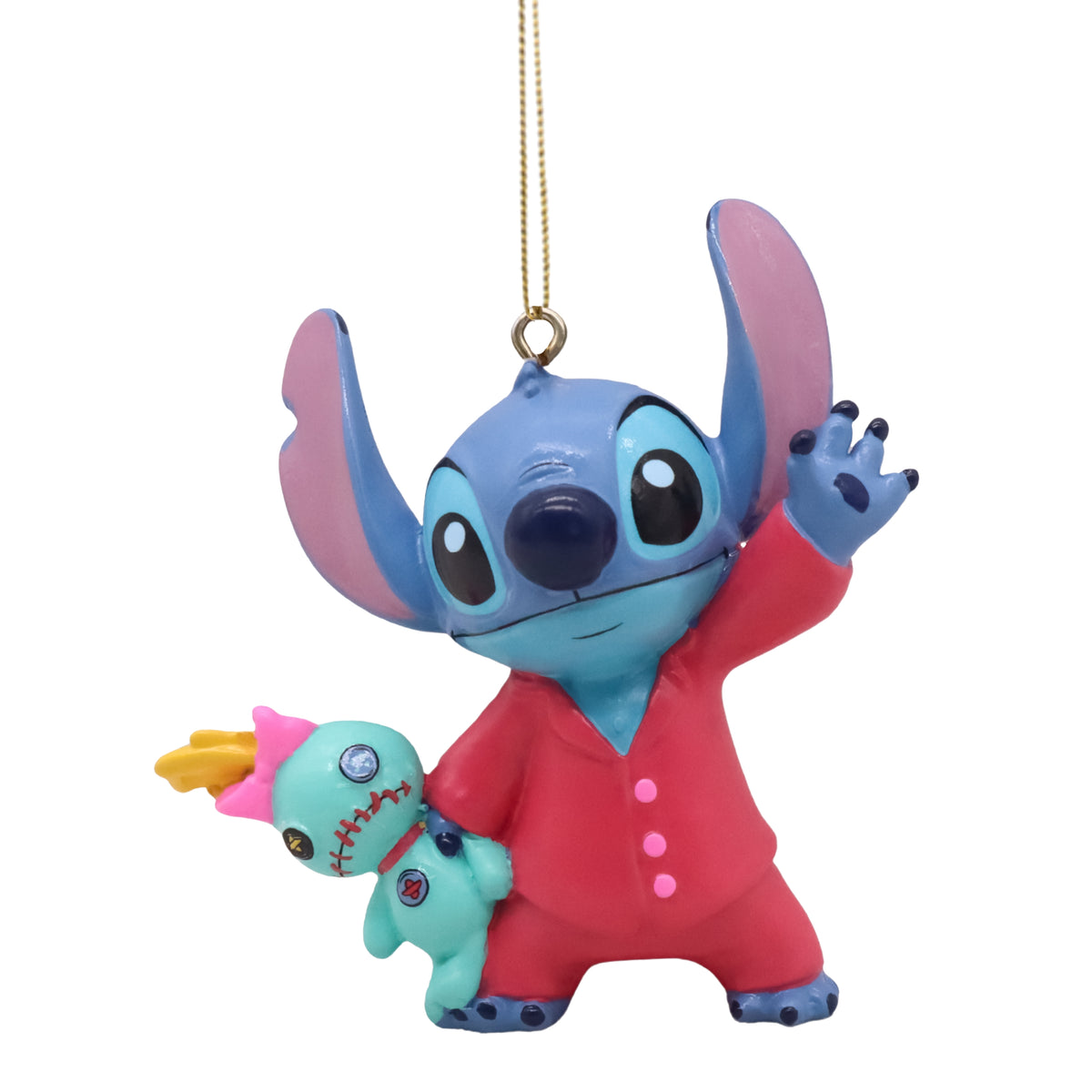 Addobbo Natalizio 3D Stitch in Pigiama – decorazioni per albero di Natale Merry Worlds