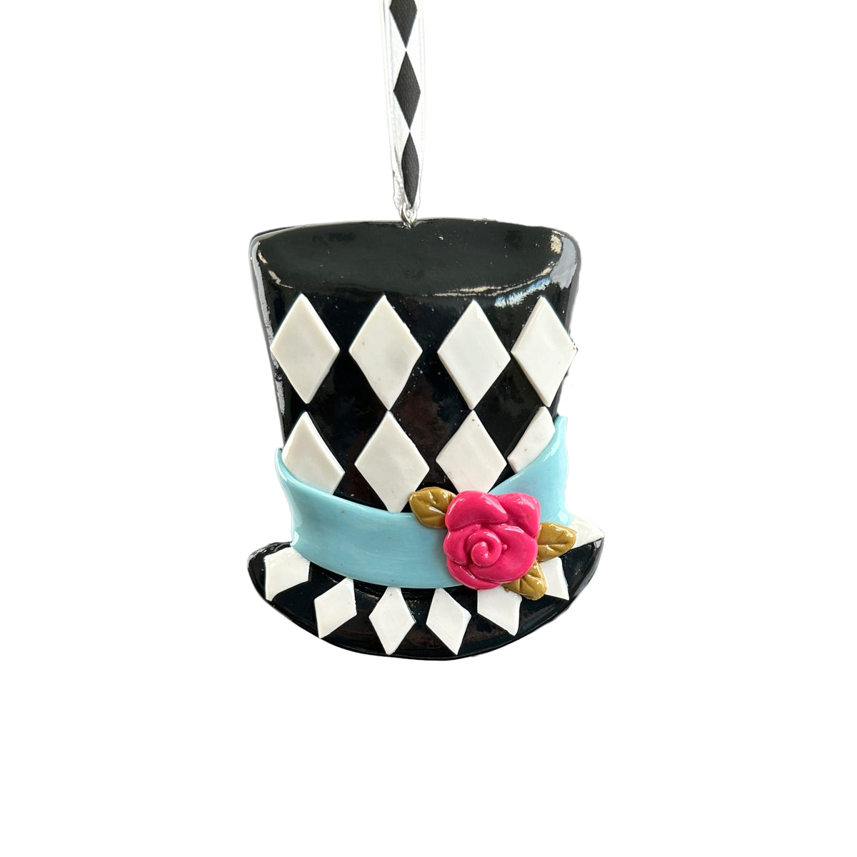 Addobbo natalizio cappello del Cappellaio Matto – ornamenti natalizi Merry Worlds