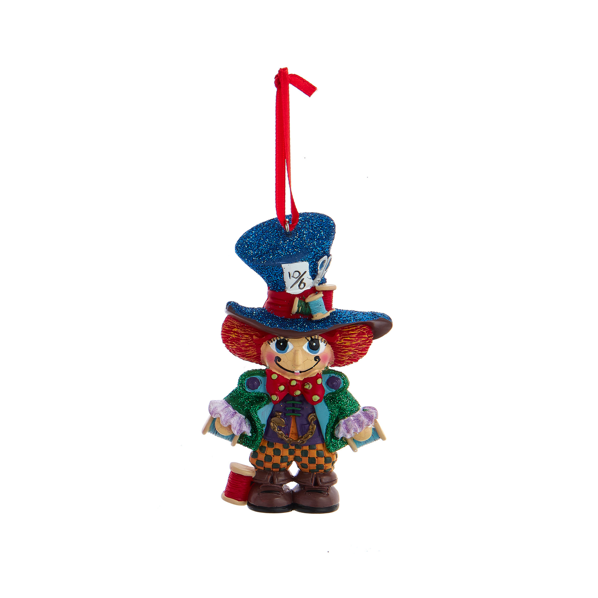 Addobbo Personaggi Alice nel Paese delle Meraviglie, 10 cm, Cappellaio Matto – ornamenti natalizi Merry Worlds, foto 4