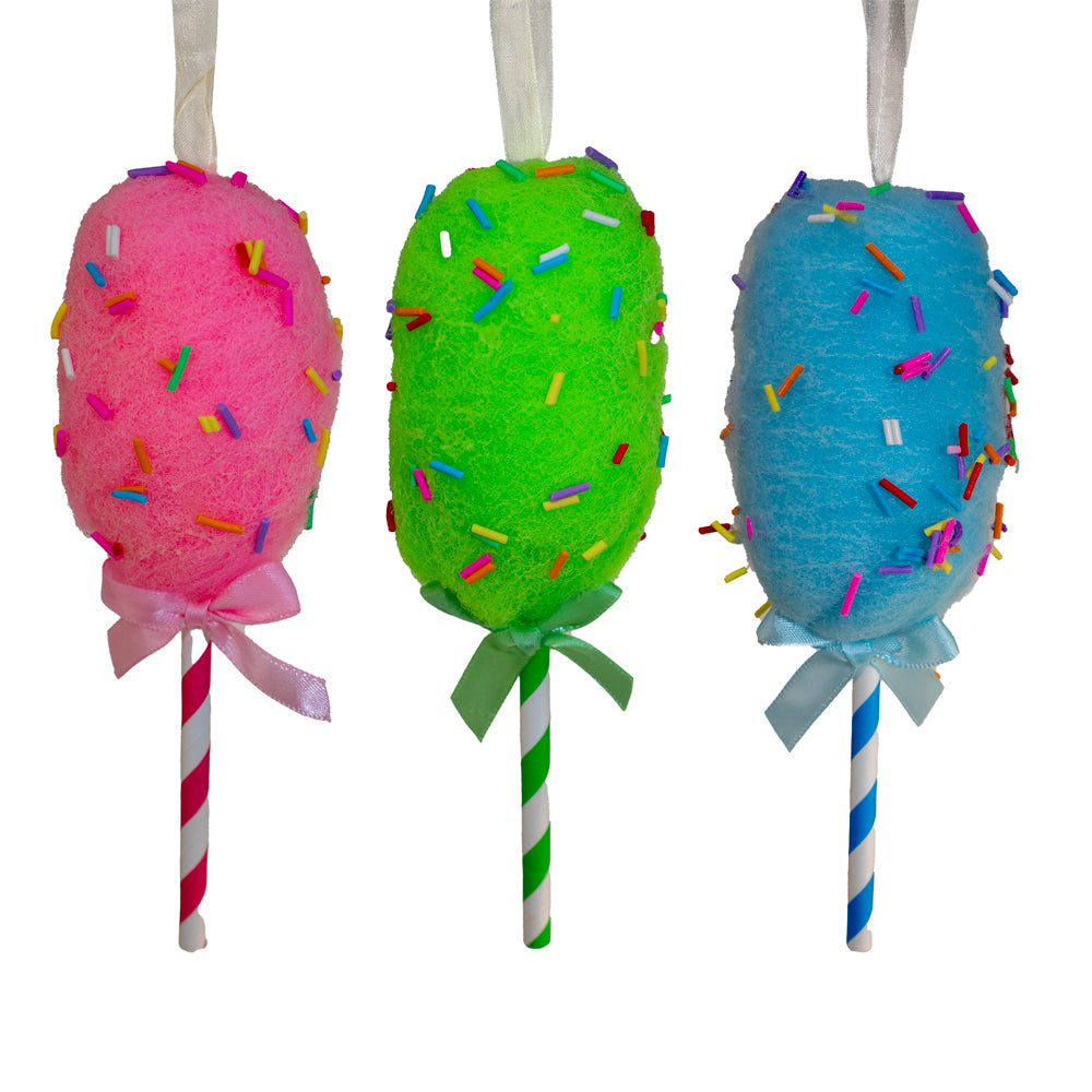 Addobbo natalizio zucchero filato, 16 cm – ornamenti natalizi Merry Worlds