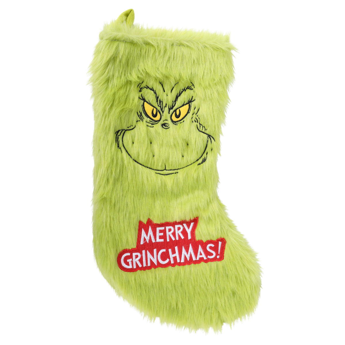 Calza della Befana Grinch – addobbi natalizi eleganti Merry Worlds