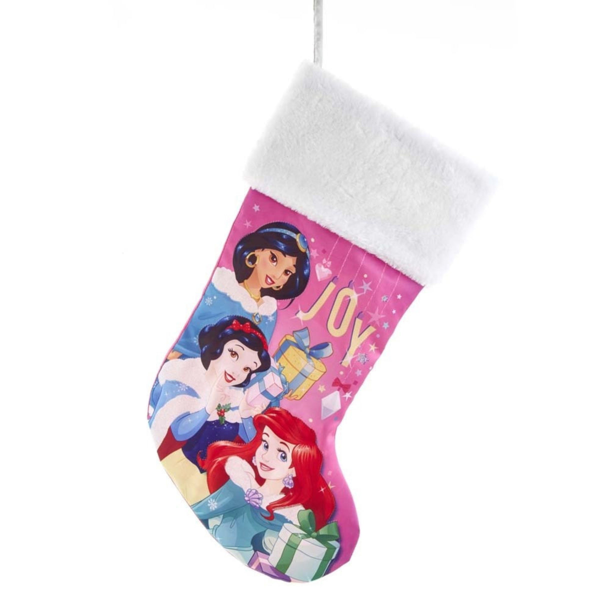 Calza della Befana Principesse Disney, 48 cm – addobbi natalizi eleganti Merry Worlds