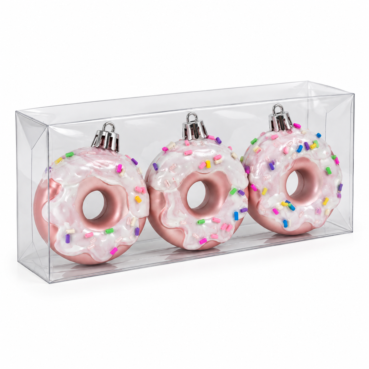 Ciambelle per l'Albero di Natale, 6 cm (3 pezzi) – decorazioni per albero di Natale Merry Worlds