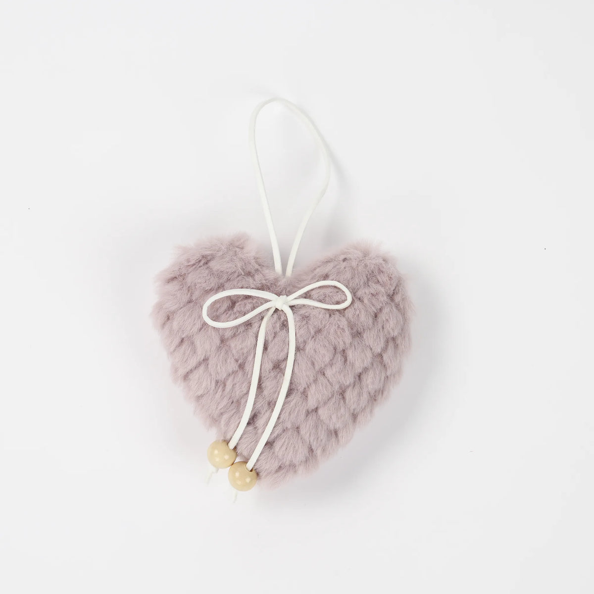 Cuore di lana da appendere, 10 cm – decorazioni per albero di Natale Merry Worlds, foto 2