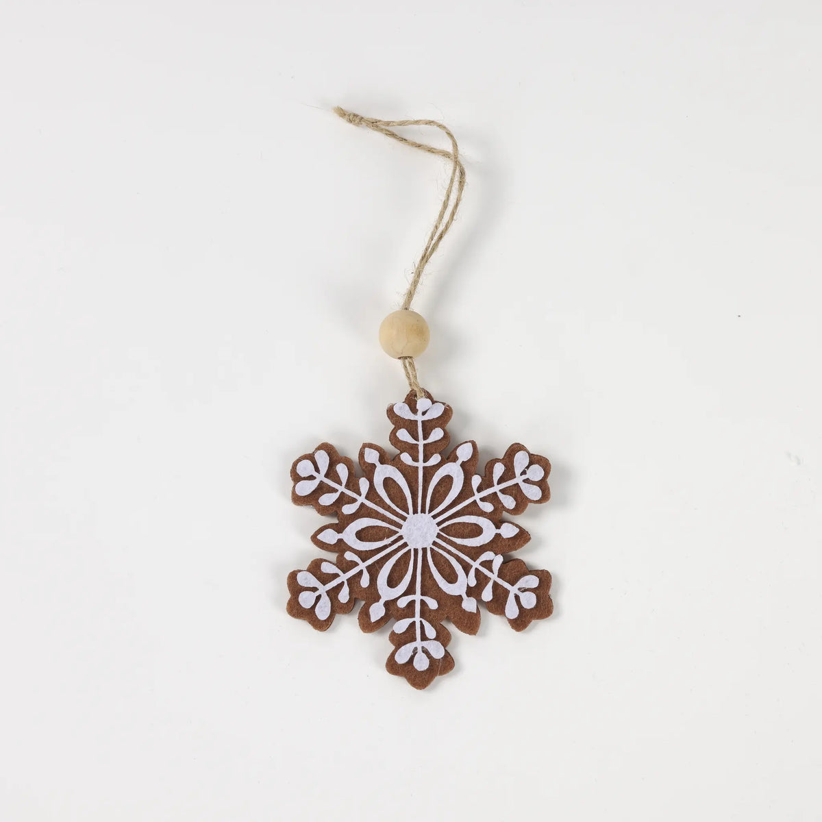 Fiocco di neve pan di zenzero da appendere, 22 cm – decorazioni per albero di Natale Merry Worlds
