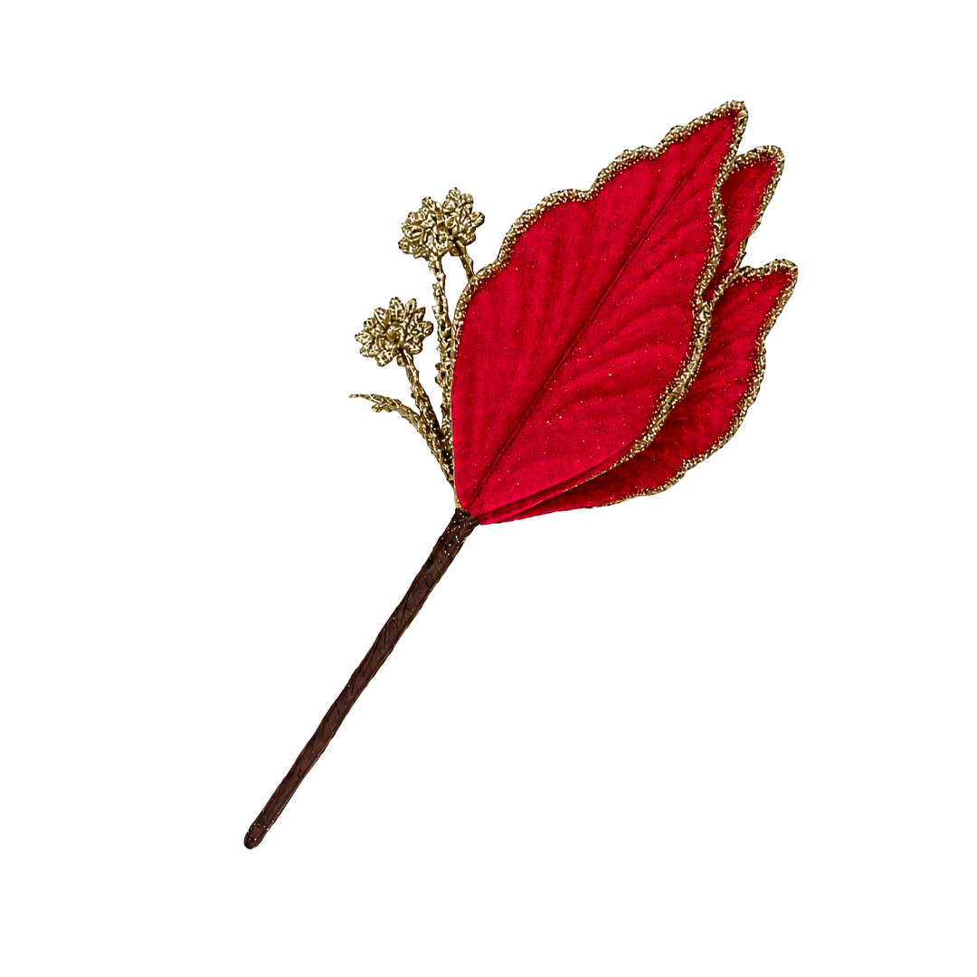 Fiore di Natale in velluto con clip, 24 cm – decorazioni natalizie di lusso Merry Worlds, foto 12