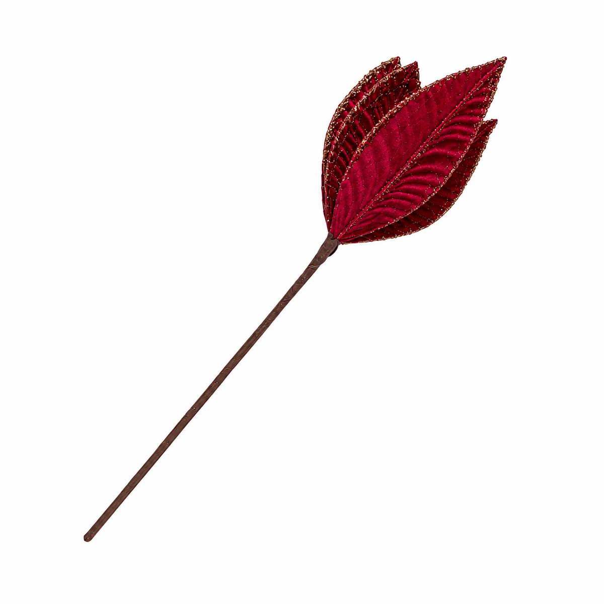 Fiore decorativo natalizio metallizzato, 28 cm – decorazioni natalizie di lusso Merry Worlds, foto 9