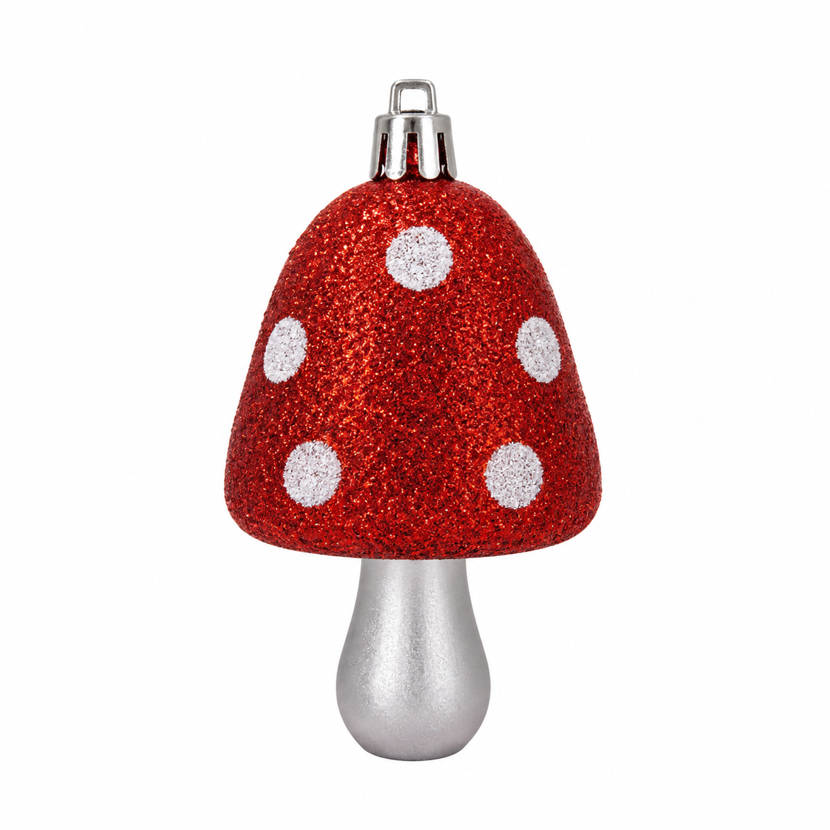 Funghi per l'Albero di Natale, 9 cm (3 pezzi), colore Rosso – decorazioni natalizie di design Merry Worlds, foto 4