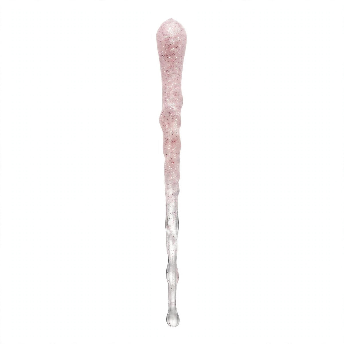 Ghiacciolo realistico in resina, Decorazione albero di Natale 18cm, colore Rosa – addobbi natalizi eleganti Merry Worlds, foto 4