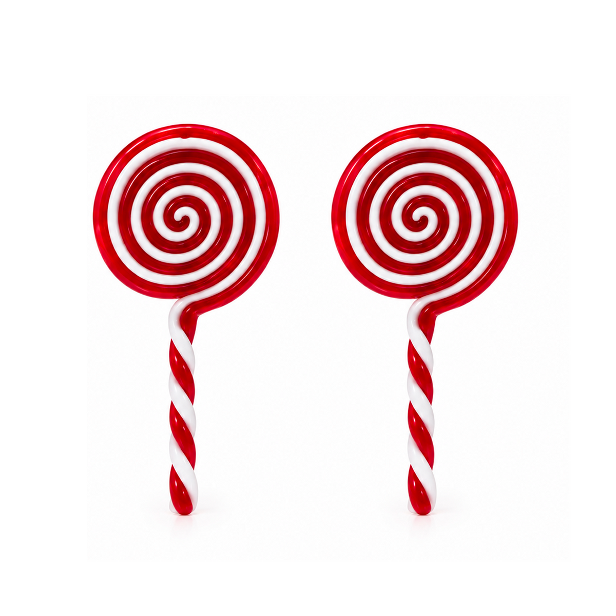 Lecca Lecca per l'Albero di Natale, 2 pezzi, versione 16 cm – decorazioni per albero di Natale Merry Worlds
