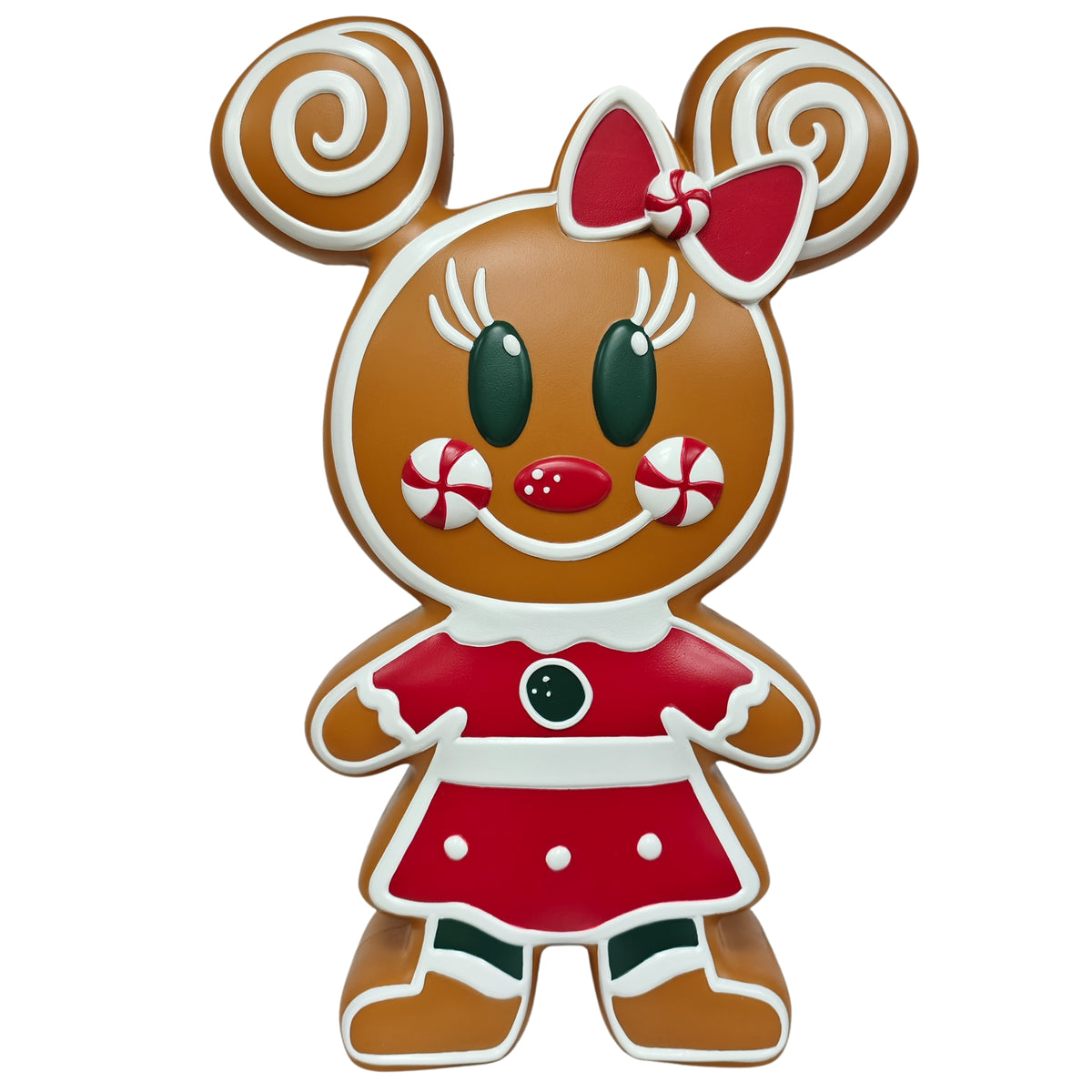 Luce LED Topolino e Minnie pan di zenzero, modello Minnie – luci di Natale decorative Merry Worlds, foto 3