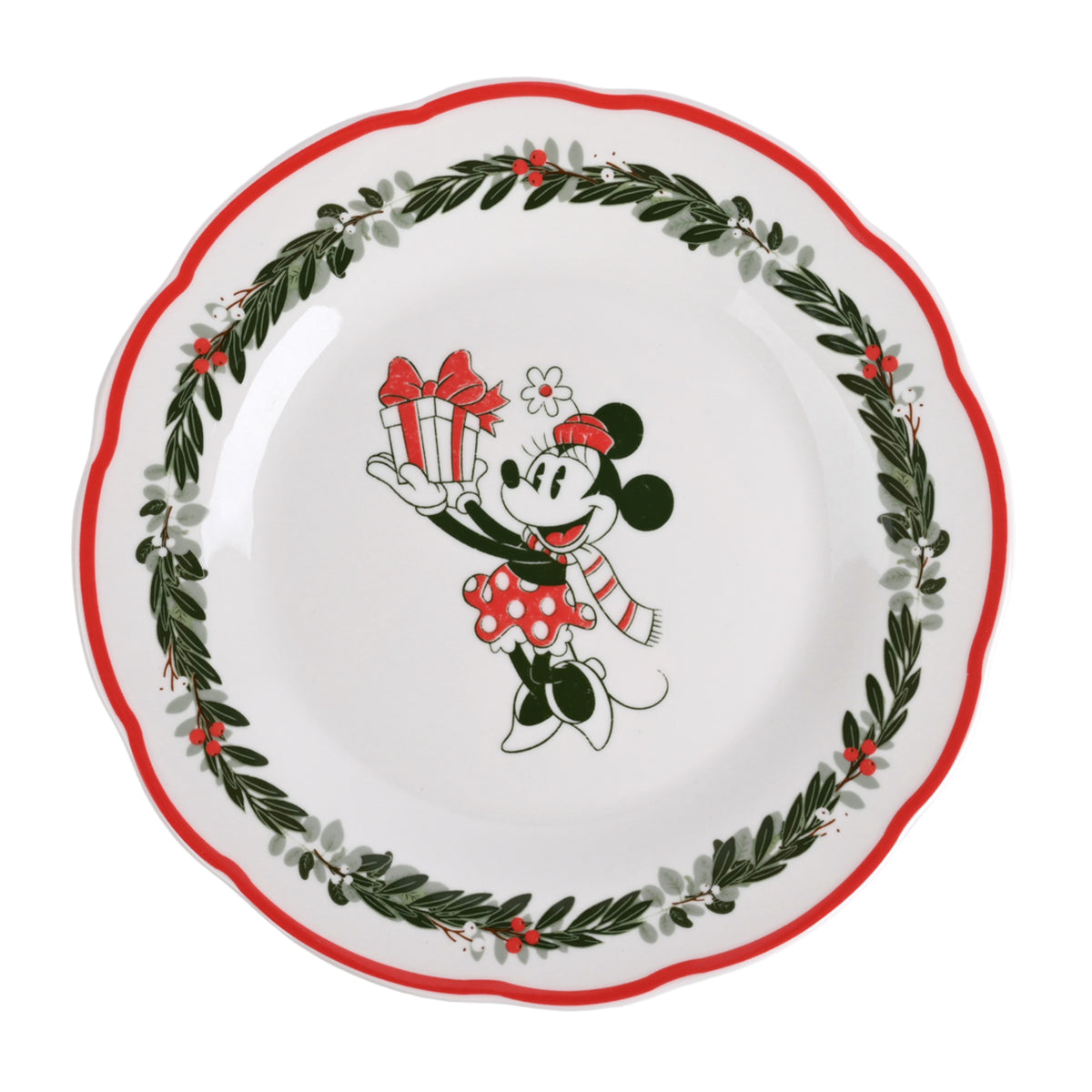 Piatto Minnie regali di Natale – decorazioni natalizie di design Merry Worlds