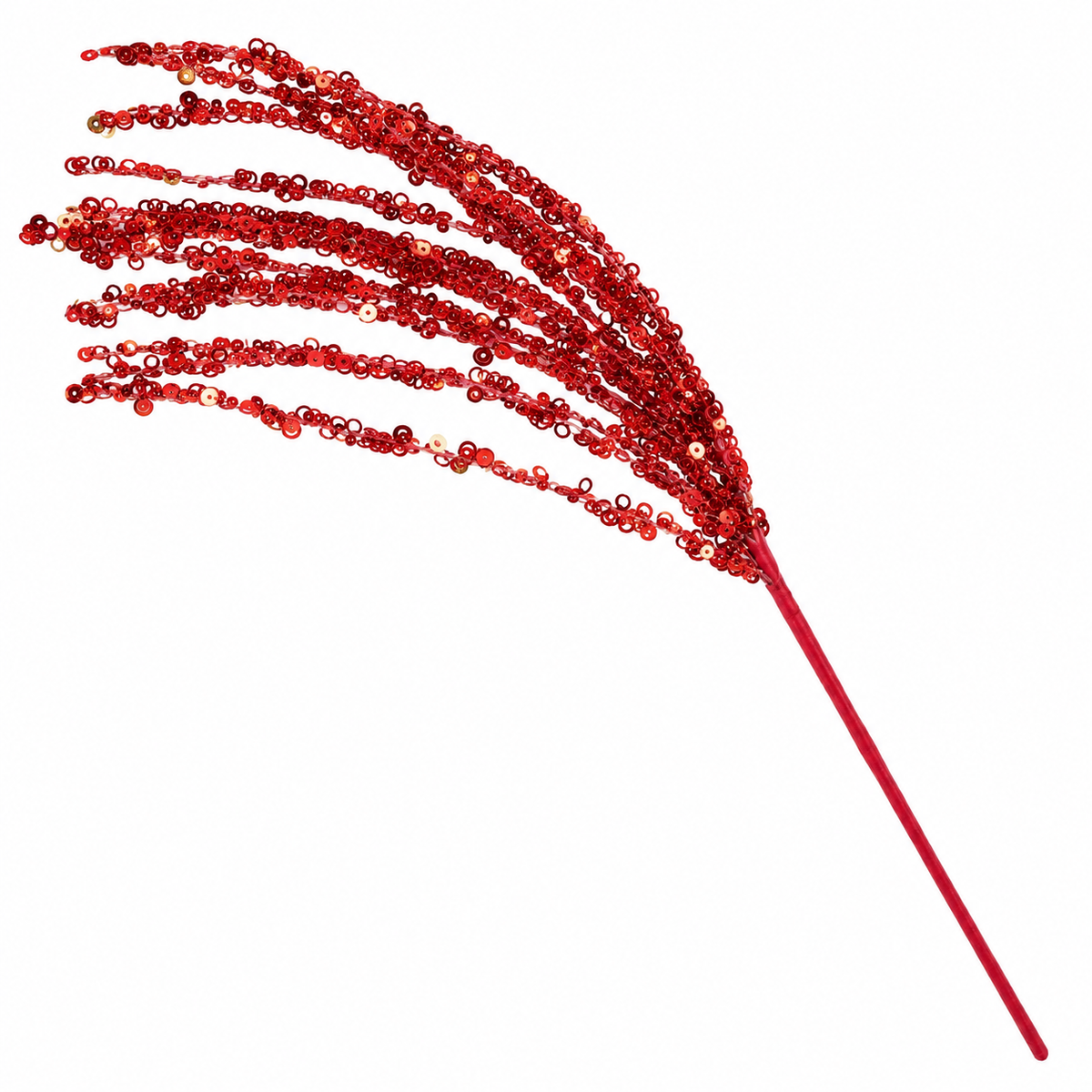 Ramo filante natalizio con glitter, 60 cm – decorazioni natalizie di design Merry Worlds, foto 5