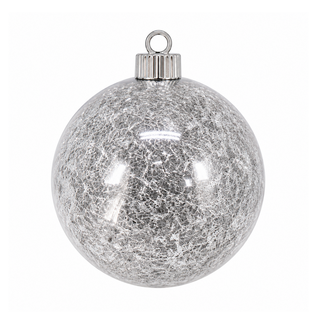 Set 12 Palline di Natale Infrangibili Trasparenti con Stelline, 8cm e 10cm – decorazioni per albero di Natale Merry Worlds, foto 2