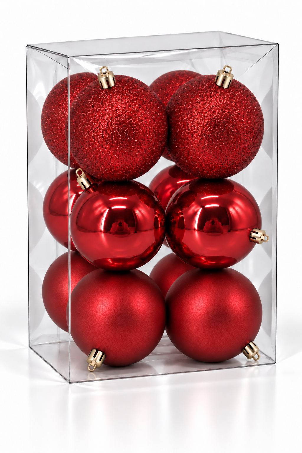 Set 12 palline di Natale infrangibili, 6 cm – palline di Natale infrangibili Merry Worlds