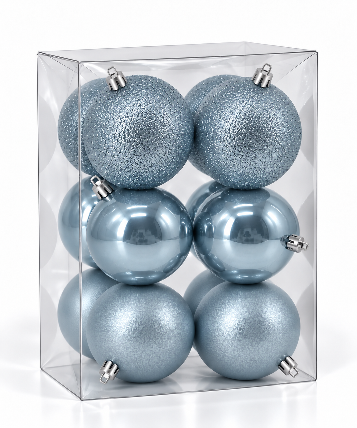 Set 12 palline di Natale infrangibili, 6 cm – palline di Natale eleganti Merry Worlds, foto 12