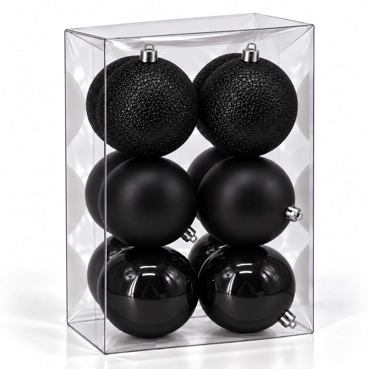 Set 12 palline di Natale infrangibili, 6 cm – addobbi natalizi eleganti Merry Worlds, foto 7