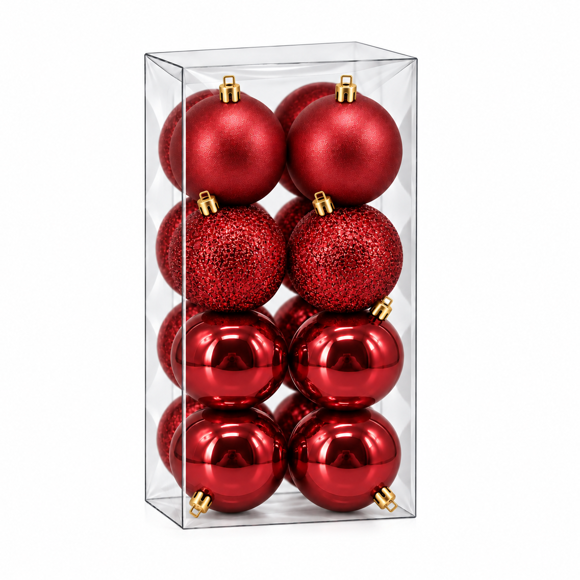 Set 16 palline di Natale infrangibili, 5 cm – palline di Natale infrangibili Merry Worlds