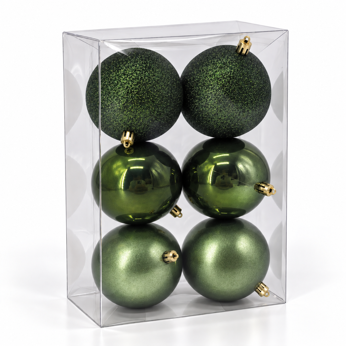 Set 6 palline di Natale infrangibili, 8 cm – palline di Natale eleganti Merry Worlds, foto 9