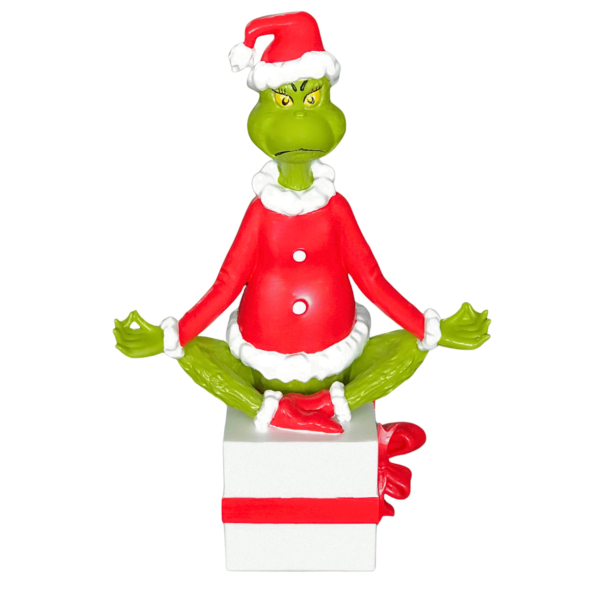 Statua 3D Grinch con Regalo, Media – decorazioni natalizie di design Merry Worlds