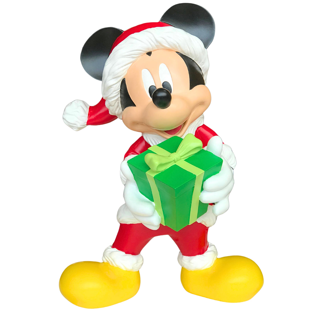 Statua 3D Topolino con Regalo – decorazioni natalizie di design Merry Worlds